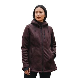 HFX Psrformance L Black Red Tweed Winter Heavy Sport Jacket R $149￼